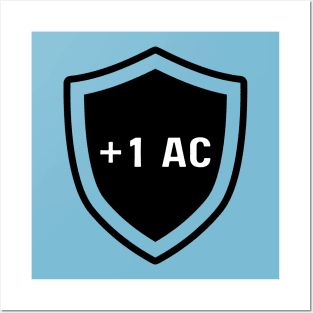 +1 AC Shield Design for DND Posters and Art